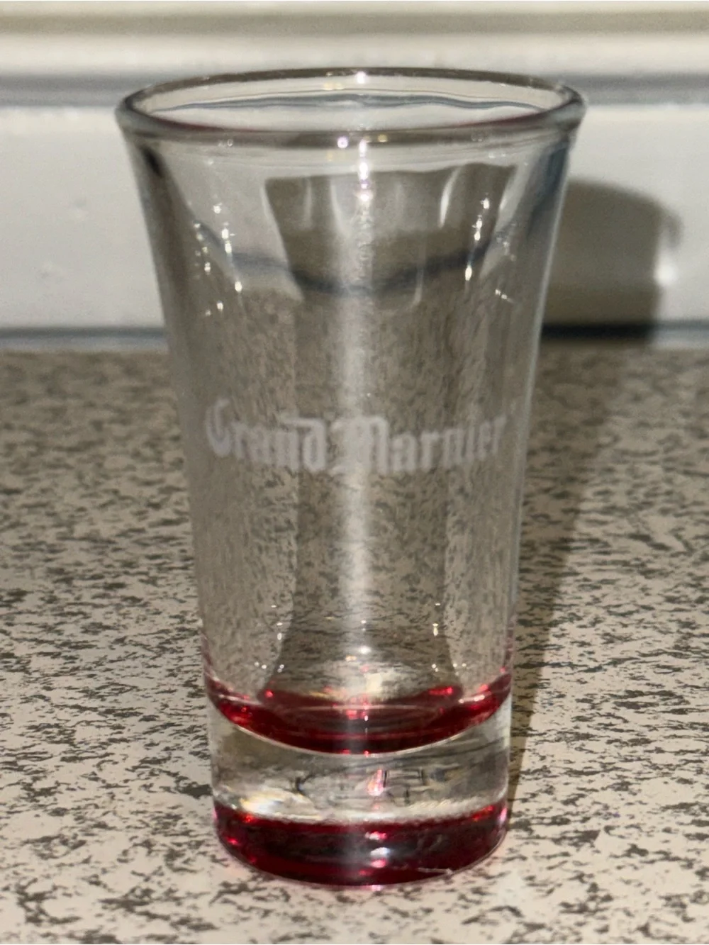 Official Red Accented Shot glass-Grand Marnier
